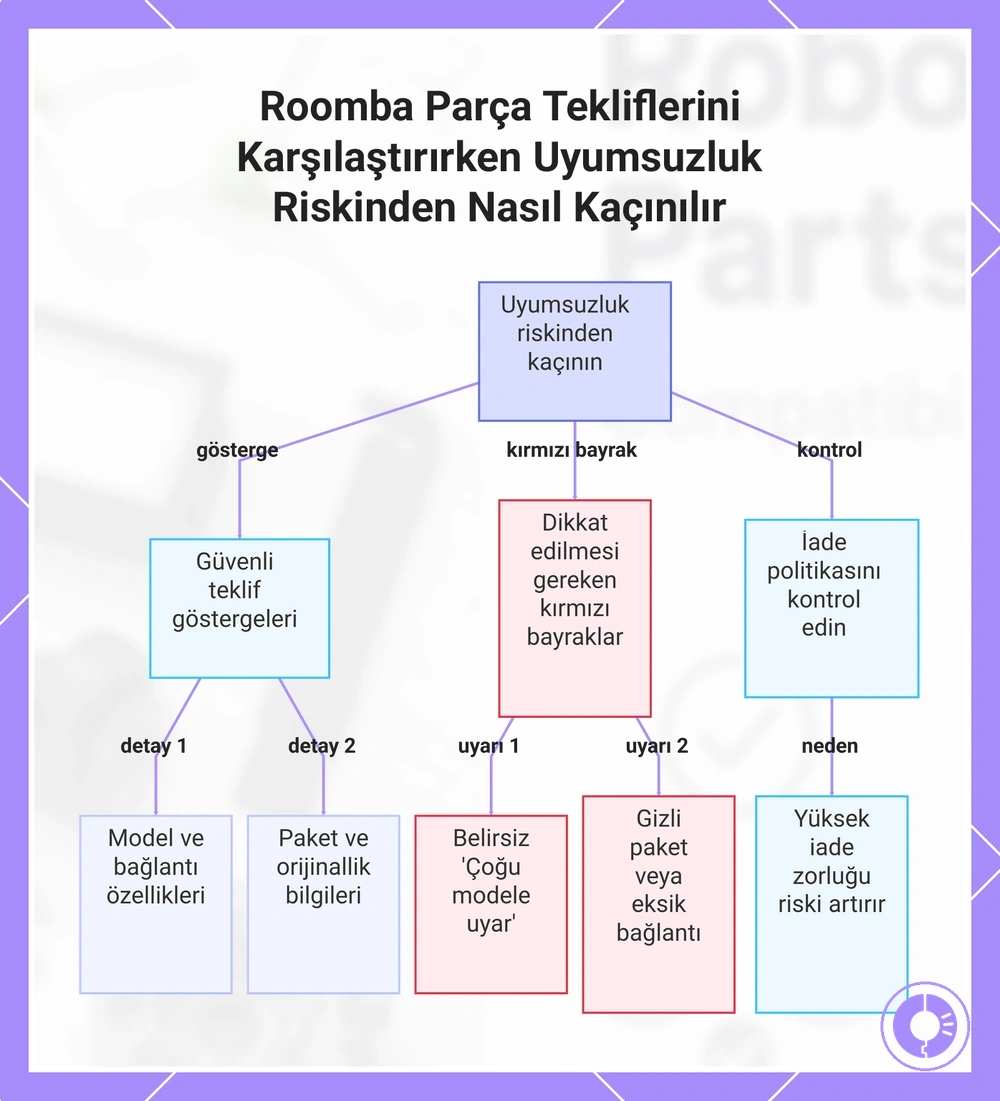 Roomba Parça Tekliflerini Karşılaştırırken Uyumsuzluk Riskinden Nasıl Kaçınılır