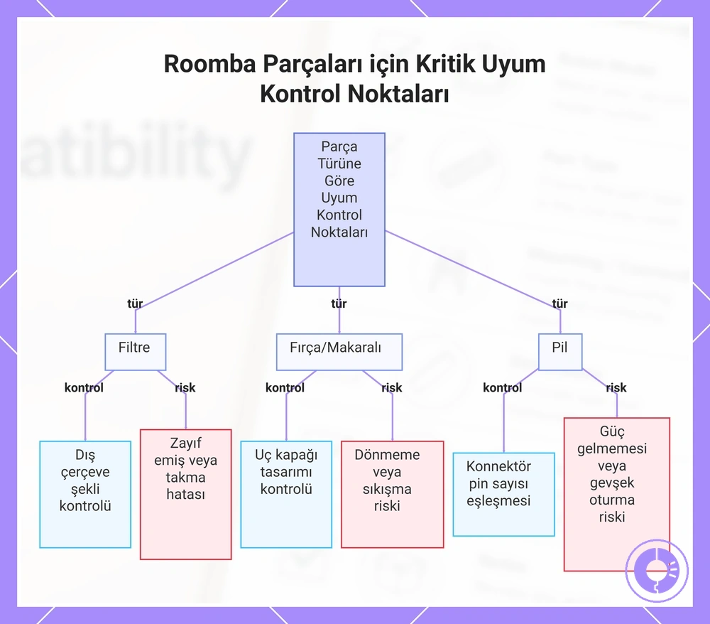 Roomba Parçaları için Kritik Uyum Kontrol Noktaları
