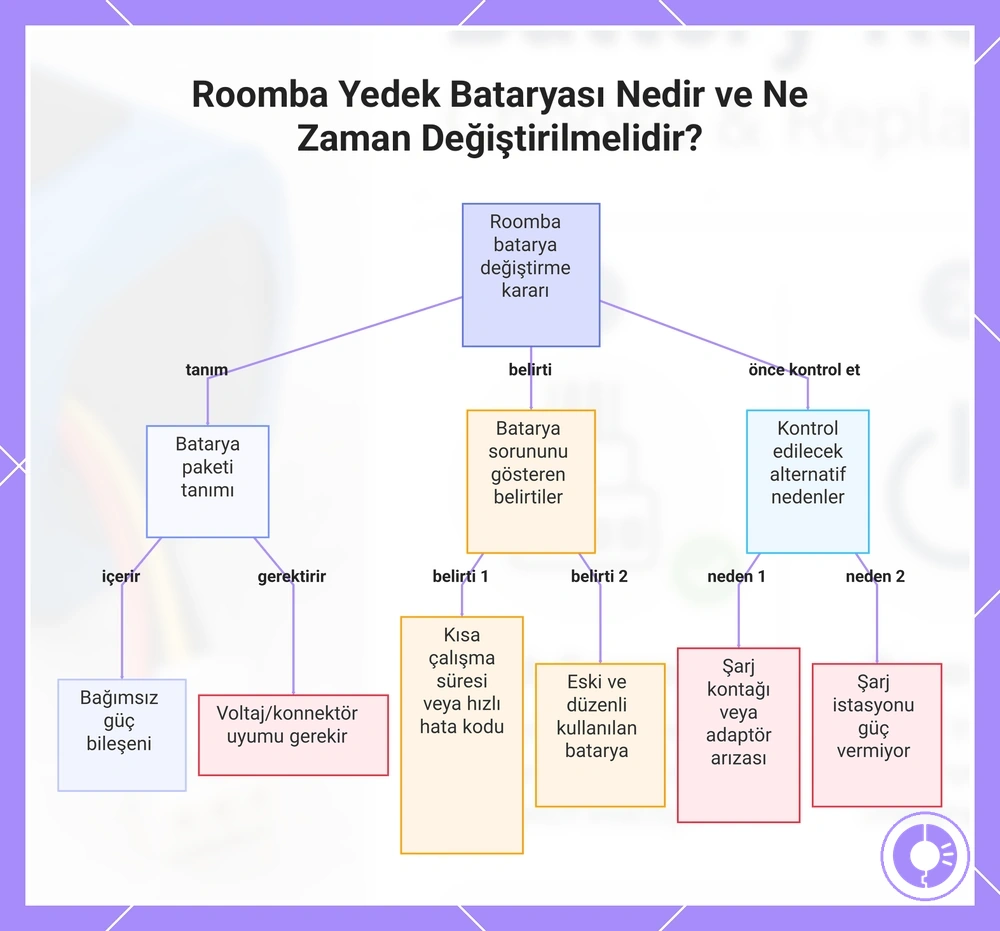 Roomba Yedek Bataryası Nedir ve Ne Zaman Değiştirilmelidir?
