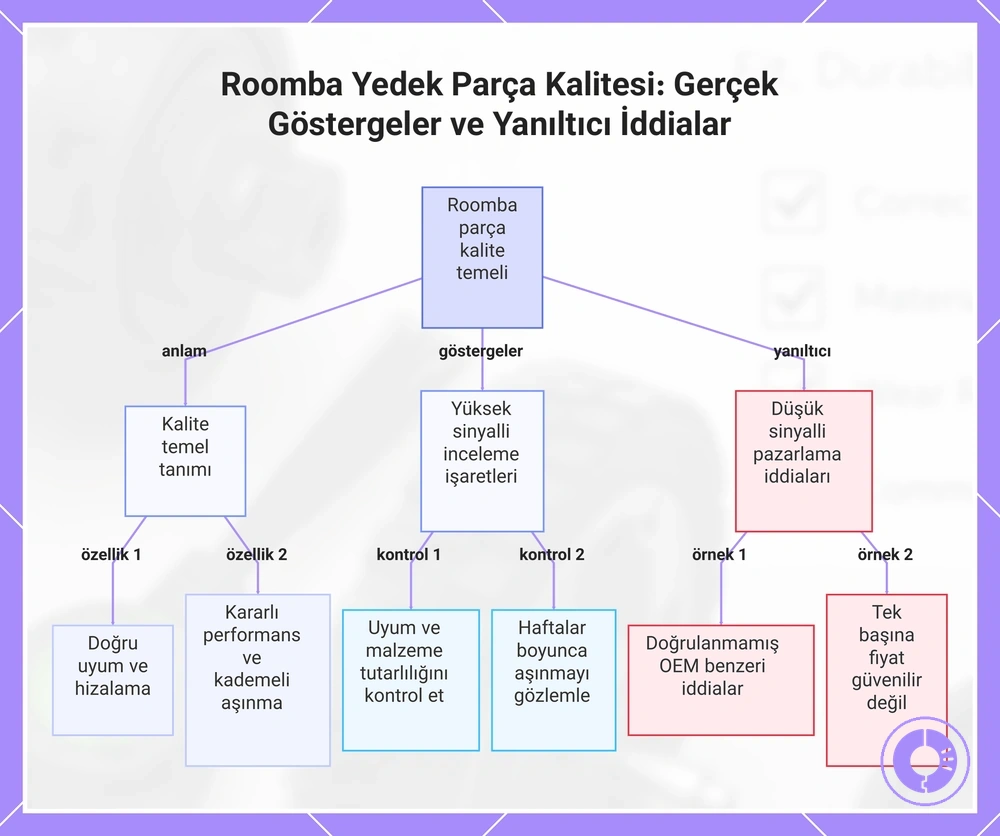 Roomba Yedek Parça Kalitesi: Gerçek Göstergeler ve Yanıltıcı İddialar