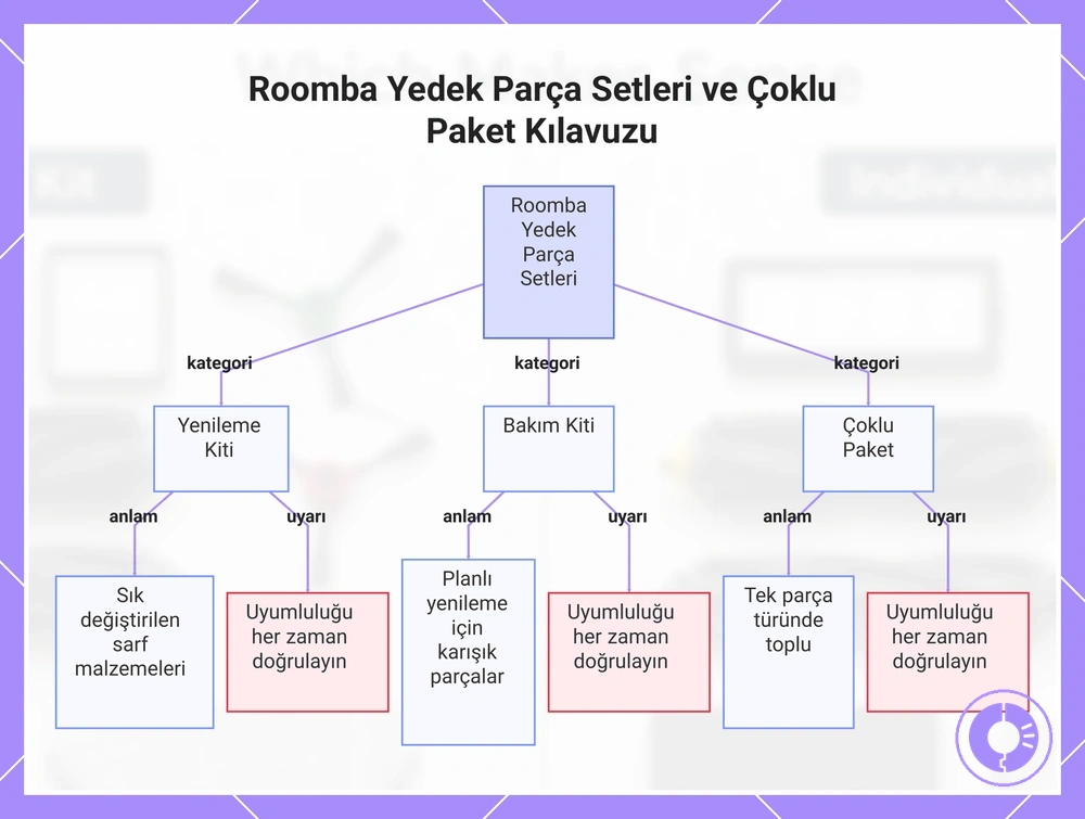 Roomba Yedek Parça Setleri ve Çoklu Paket Kılavuzu