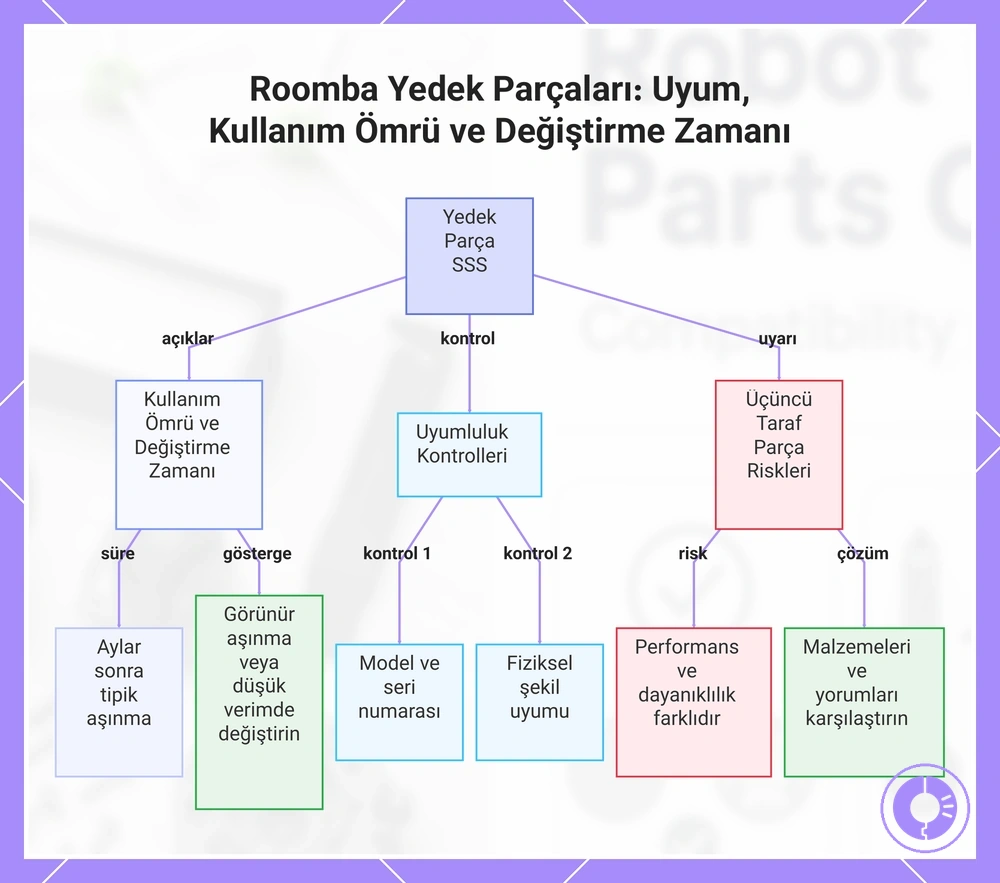 Roomba Yedek Parçaları: Uyum, Kullanım Ömrü ve Değiştirme Zamanı