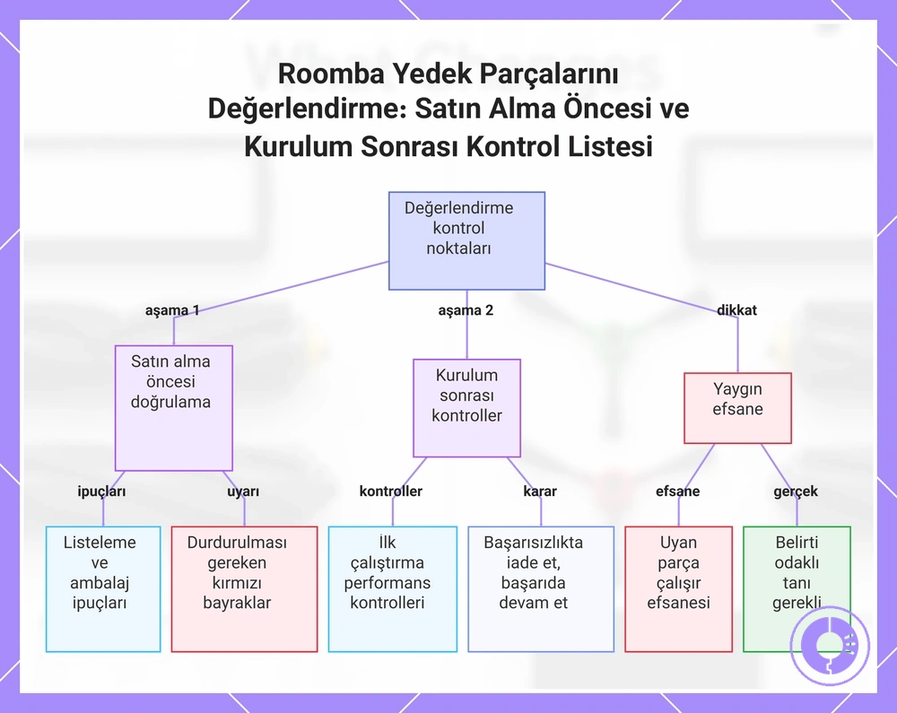 Roomba Yedek Parçalarını Değerlendirme: Satın Alma Öncesi ve Kurulum Sonrası Kontrol Listesi