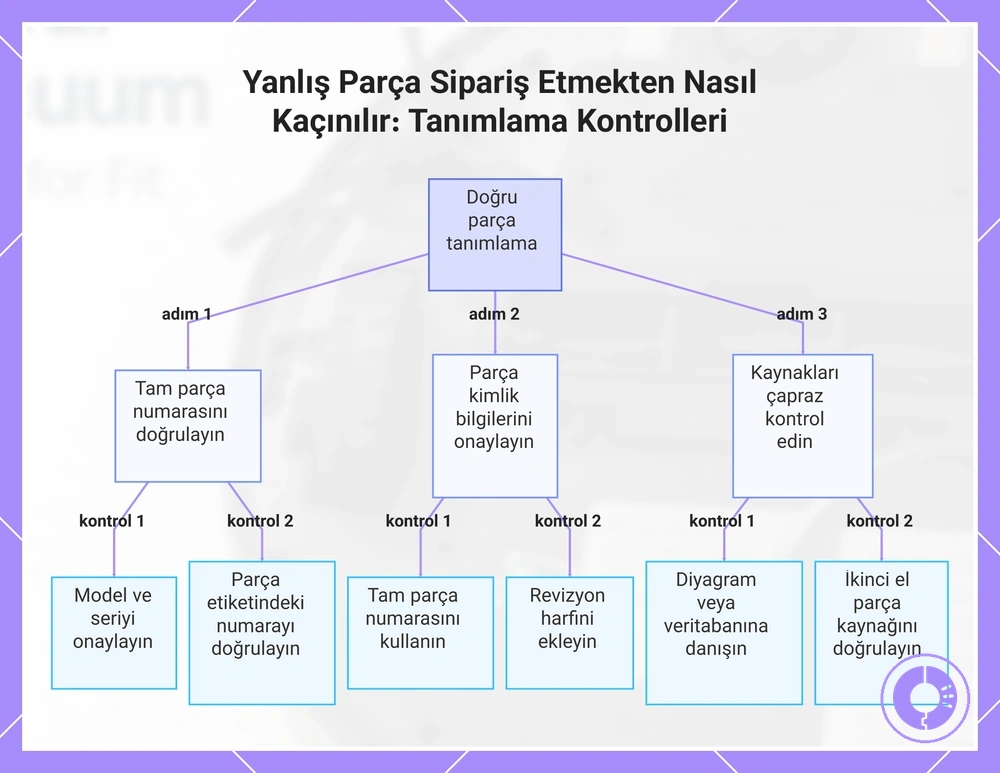 Yanlış Parça Sipariş Etmekten Nasıl Kaçınılır: Tanımlama Kontrolleri