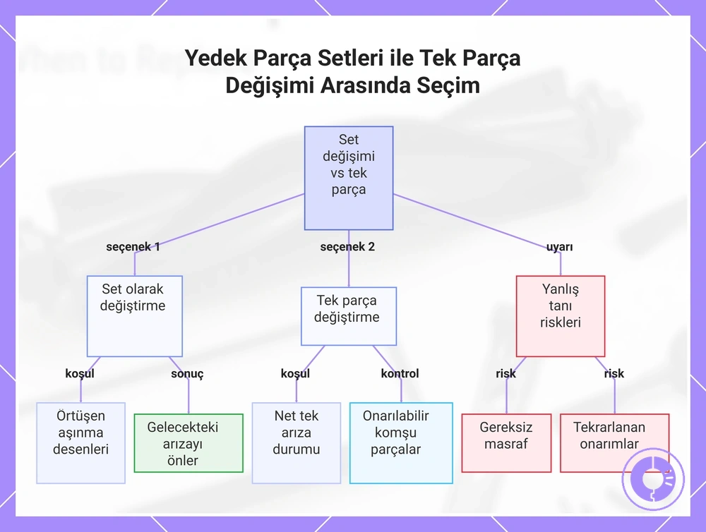 Yedek Parça Setleri ile Tek Parça Değişimi Arasında Seçim