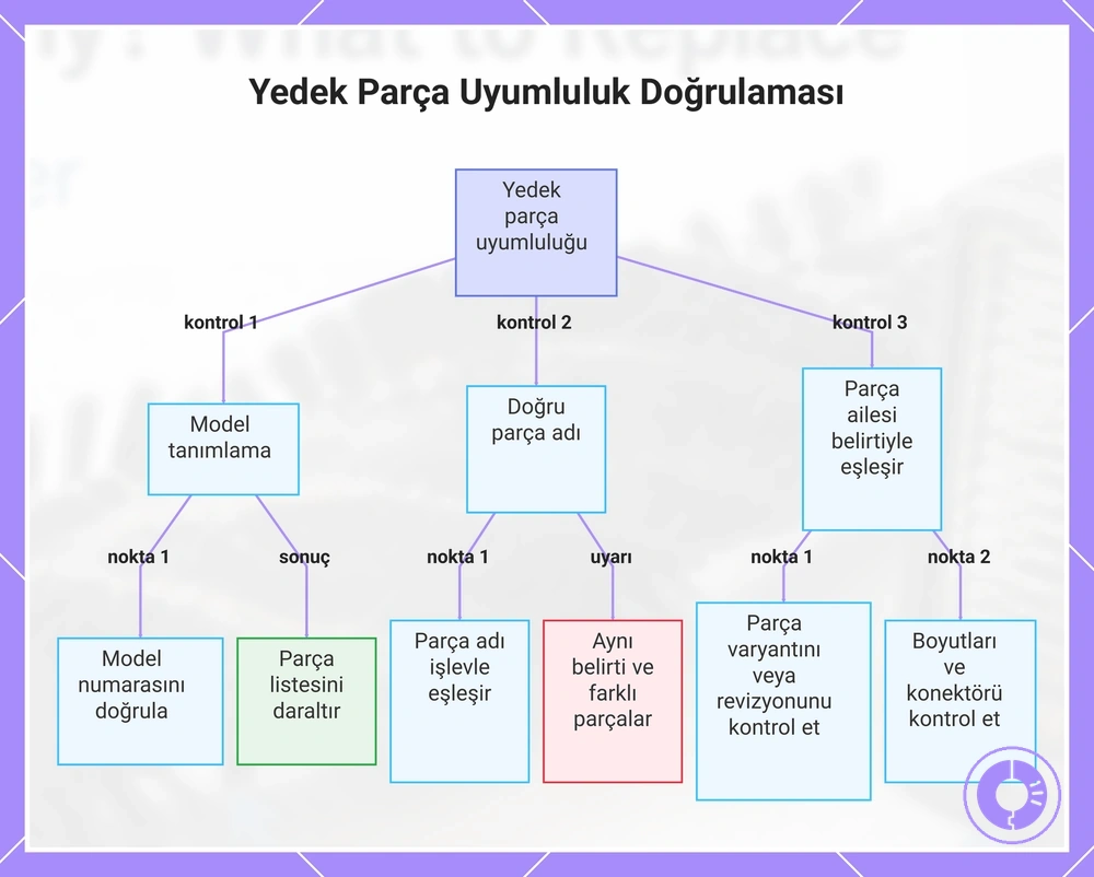 Yedek Parça Uyumluluk Doğrulaması